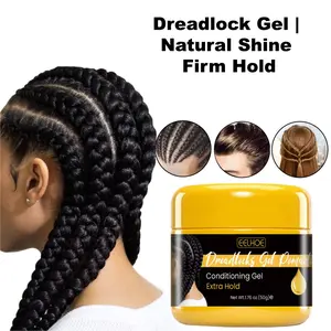 EELHOE Dreadlock Gel Wax - Long-Lasting Hold & Anti-Shedding, Hydrating Natural Shine, Quick-Dry Non-Greasy Non-Stiff, Fresh Scent, Hair-Friendly, Deep Repair Nourishes Roots Balances Scalp Oil