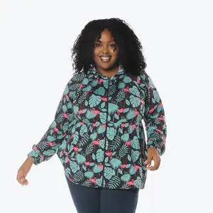 Women's Brushed Jersey Zip-Up Hoodie Sweatshirt