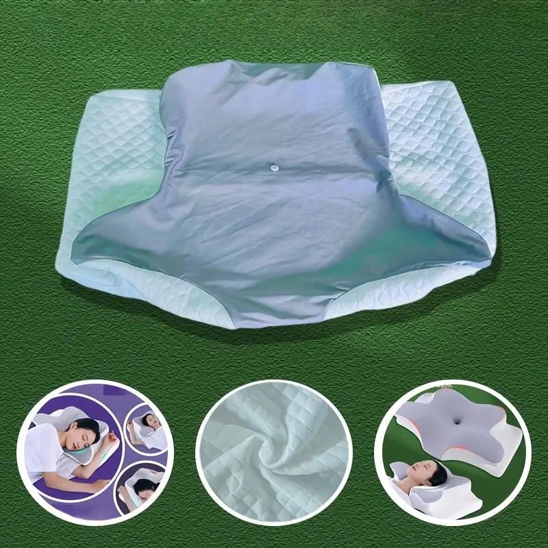 One butterfly-shaped pillowcase - 23.62*15.75*4.72 inches, original pillowcase, ergonomic design, sleep neck pillowcase - hypoallergenic - machine washable - ideal holiday gift, pillowcase set, Soft Comfy Bedding, Bed Linens, Durable Bedding Accessories