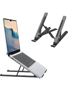 Portable Laptop Stand,  Laptop Stand for Desk Ergonomic 7-Levels Angles Adjustable Computer Stand, ABS Laptop Riser Holder Compatible with All Laptops and iPad(10-15.6")