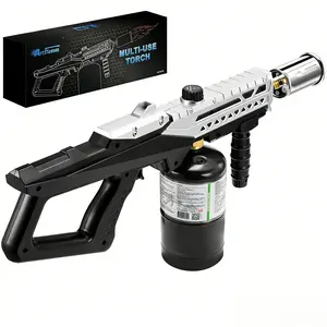 ARTFLAMM Propane Grill Torch – Kitchen Cooking Torch – Adjustable Torch for BBQ, Campfire, Charcoal Grills Bakeware Nozzle Set Nozzles Tips