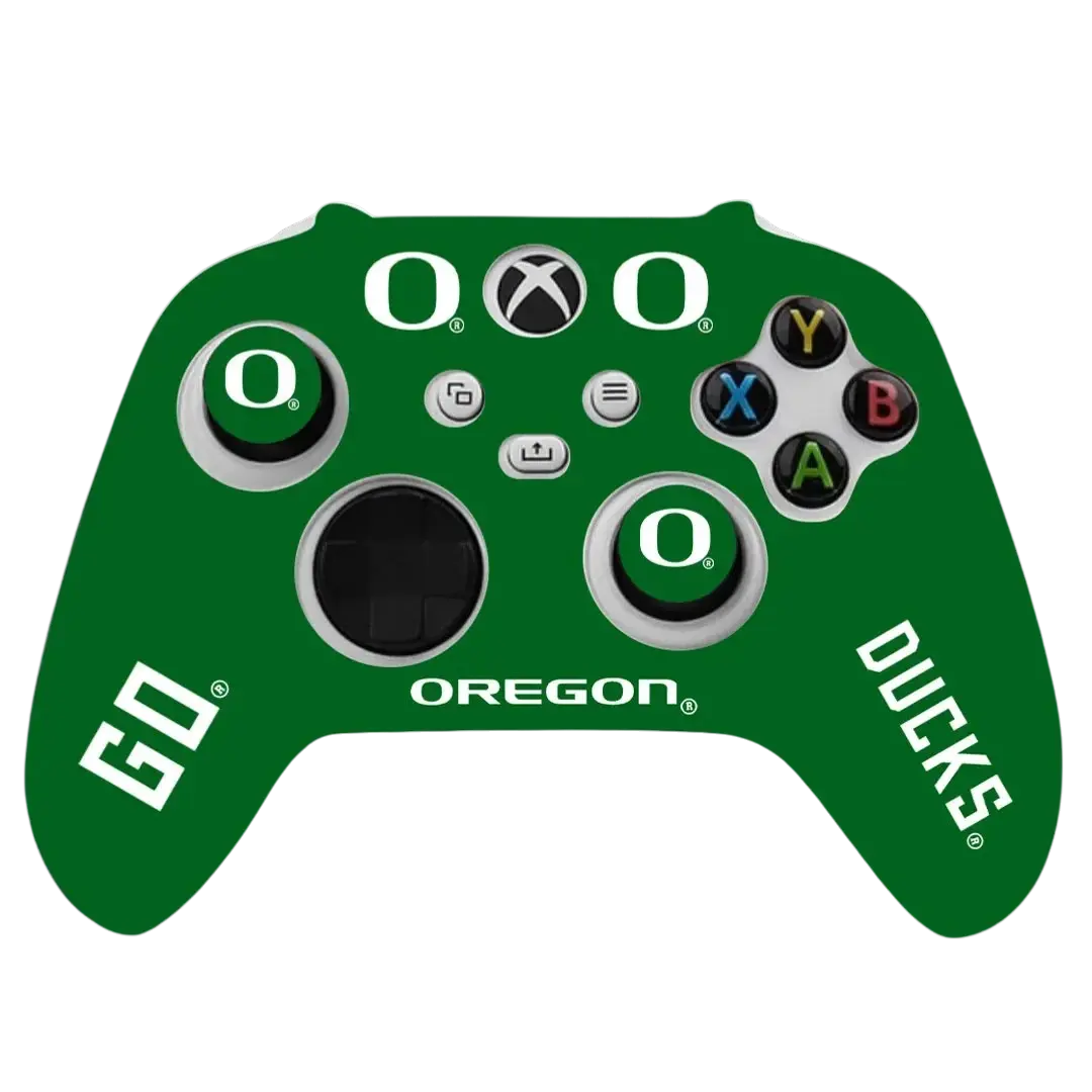 Oregon Ducks Controller compatible for Xbox Grip Bundle  Official Varsity Cover | Starter Kit
