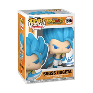 Funko Pop! SSGSS Gogeta – Dragon Ball Super: Broly #1866 | Includes Pop Protector