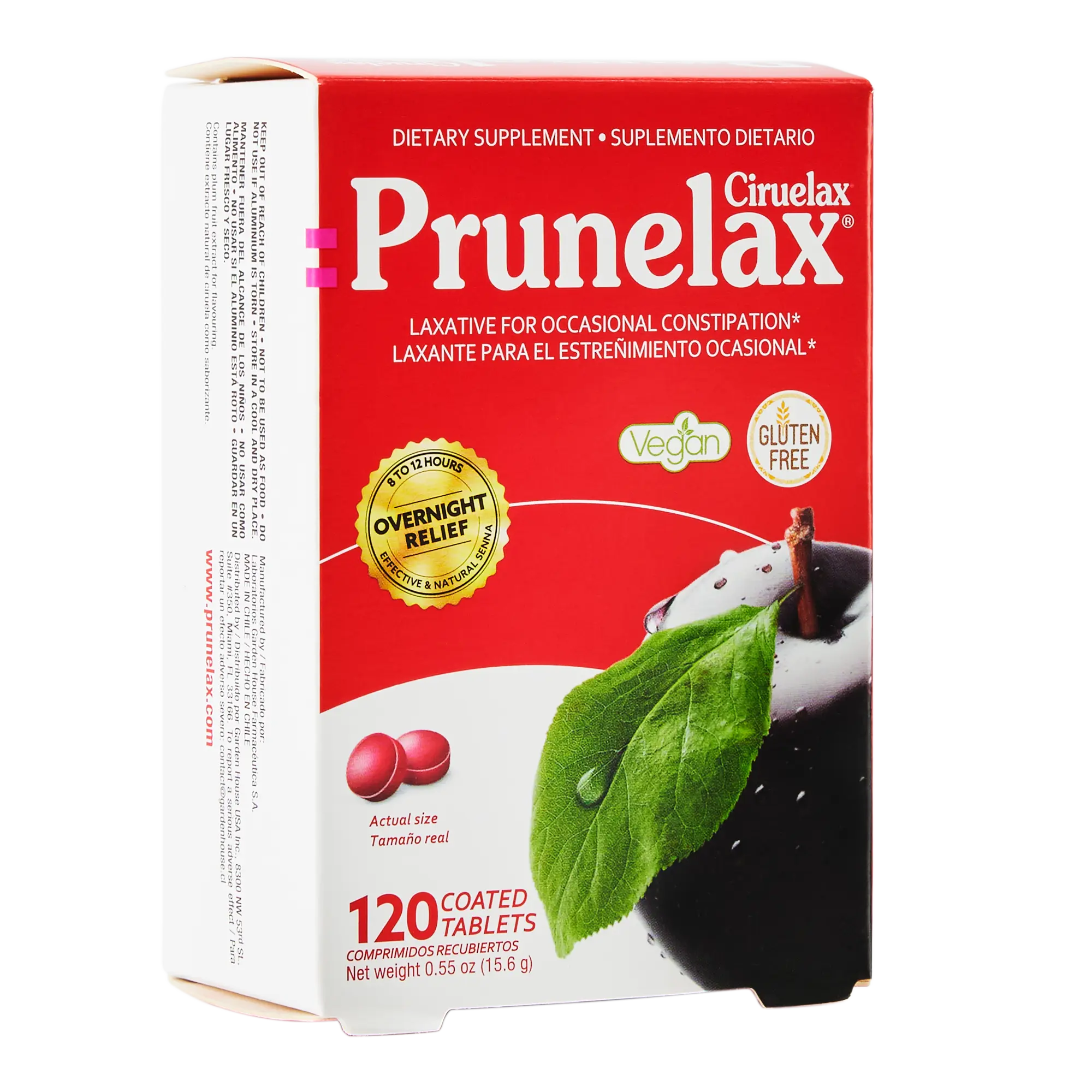 Prunelax Regular Strength Minitabs - Tablets for Occasional Constipation Relief with Natural Senna & Prune Extracts