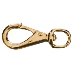 Jeffers Solid Brass Quick Snap, 3/4" x 4-3/8"L