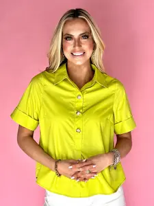 Chartreuse Muse Top