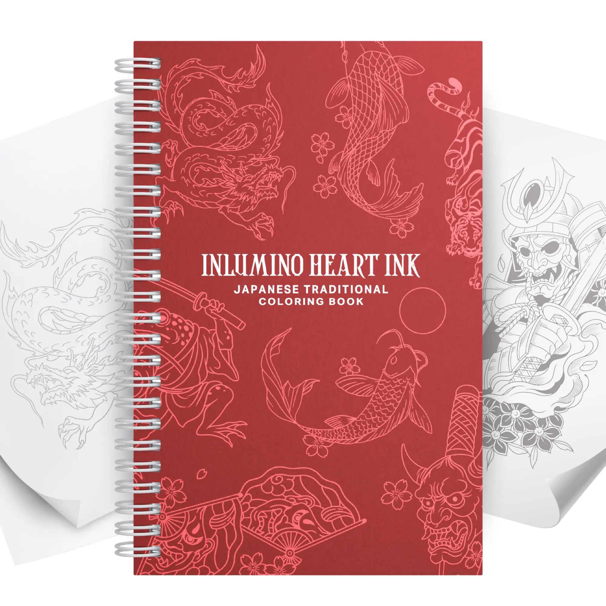 Japanese Traditional Coloring Book