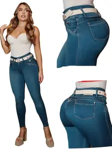 Colombian Jeans BonBonup 8607 butt lifter high waist tummy control push up effect skinny