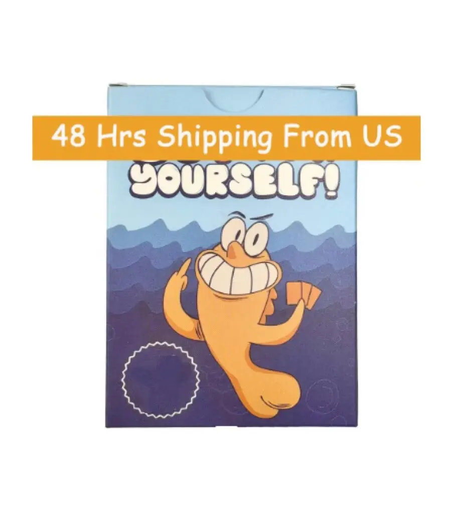 48 pcs adult fishing card game party activity, fun family gathering game, humorous gift for friends and couples, party game cards