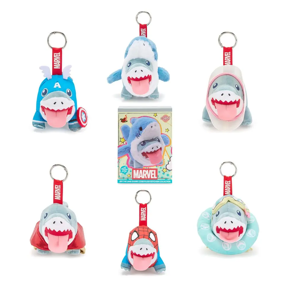 Disney Store Jeff the Land Shark Plush Keychain Mystery Figure by Cosbi – Marvel Rivals