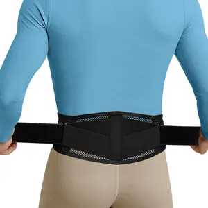 LibertyMove Thin & Lightweight Back Brace for Lower Back Pain Relief – Slim, Breathable Back Support Brace for Sciatica, Herniated Disc – Adjustable Lumbar Support Belt for Men & Women, All Day Comfort