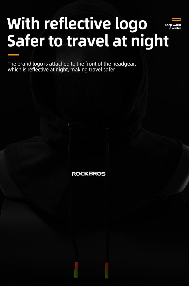 ROCKBROS Unisex Ski Mask for Men Women Winter Balaclava Thermal Fleece Water-resistant Windproof Breathable for Cold Weather ROCKBROS Unisex Ski Mask for Men Women Winter Balaclava Thermal Fleece Water-resistant Windproof Breathable for Cold Weather