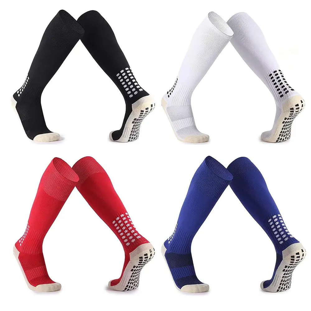 Men's Long Tube Soccer Socks, Square Dispensing, Non-Slip Thickened Towel Cushion Sole, Anti-Odor Breathable Quick-Dry All-Seasons Training Sports Socks, Anti Odor Sports Socks