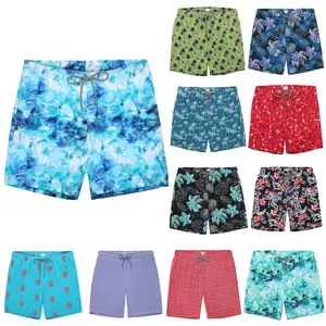 Mesh Lining Men's Swim Trunks | Quick-Dry Beach Shorts with Secure Pockets for Swimming, Pool, Beach & Summer Outings