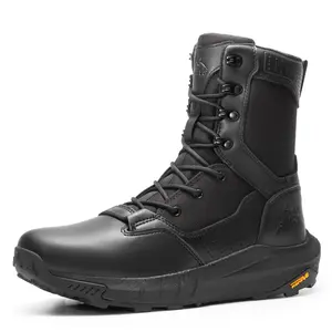 [DesertStorm] NORTIV 8 Cushioned Tactical Security Boots Work Shoes Closed Black Footwear