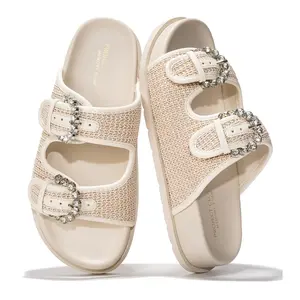 Project Cloud Women's Genuine Leather Slide Sandals | Casual Summer Walking Footwear | Plush Soft Insole | Lightweight Non-Slip – Sharl
