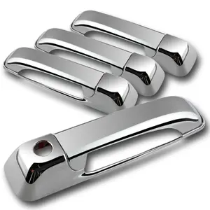 4PCS Chrome Door Handle Covers Caps Trim Compatible with 2009 - 2018 RAM 1500 2500 3500 4500 5500 / 2009 - 2016 DODGE RAM 1500 2500 3500 4500 5500