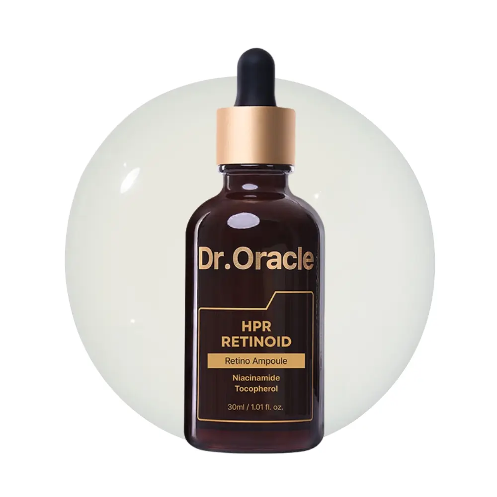 Dr.Oracle Glass Skin Retino Tightening Ampoule, Hydrating Anti-Aging Face Serum with HPR Retinoid, Brightening Treatment for Sensitive Skin, 30ml, Advanced Anti Aging, Retinol, Firming Face Ampoule