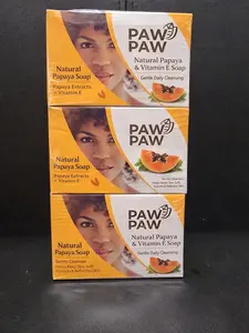 PAW PAW Natural Papaya Soap with Vitamin E – Gentle Hydrating Cleansing Bar