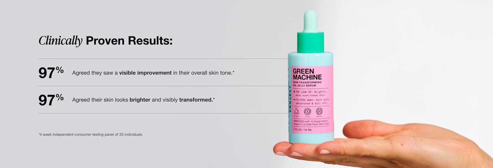 INNBEAUTY PROJECT Green Machine Serum - Dark Spot Corrector with Vitamin C, Azelaic Acid, & 15 Superfoods for Radiant Skin INNBEAUTY PROJECT Green Machine Serum - Dark Spot Corrector with Vitamin C, Azelaic Acid, & 15 Superfoods for Radiant Skin