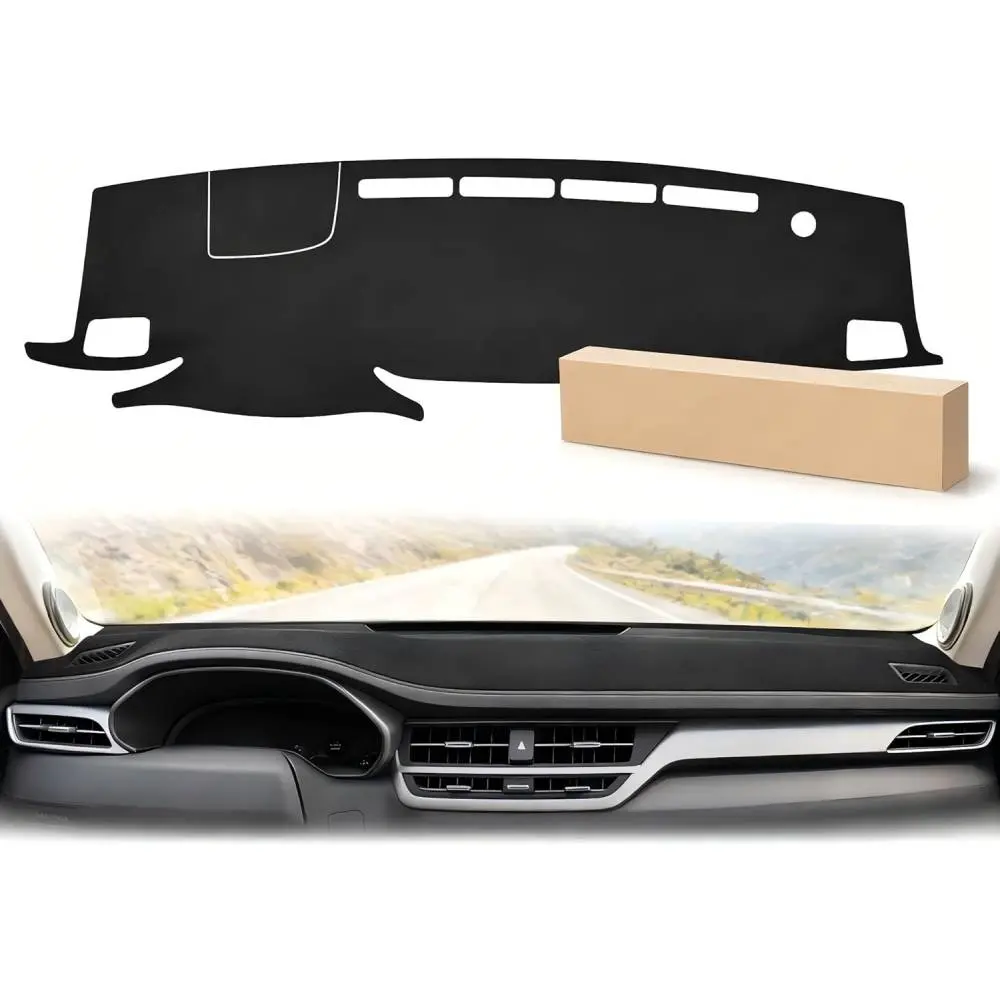 Nilight Suede Dashboard Cover for Toyota Highlander 2020-2023, Custom-Fit Non-Slip Car Mat, Sunshade Glare Protector, Black Auto Parts Accessories, Car Interior Accessory, Fathers Day Gift, Accessories For Car