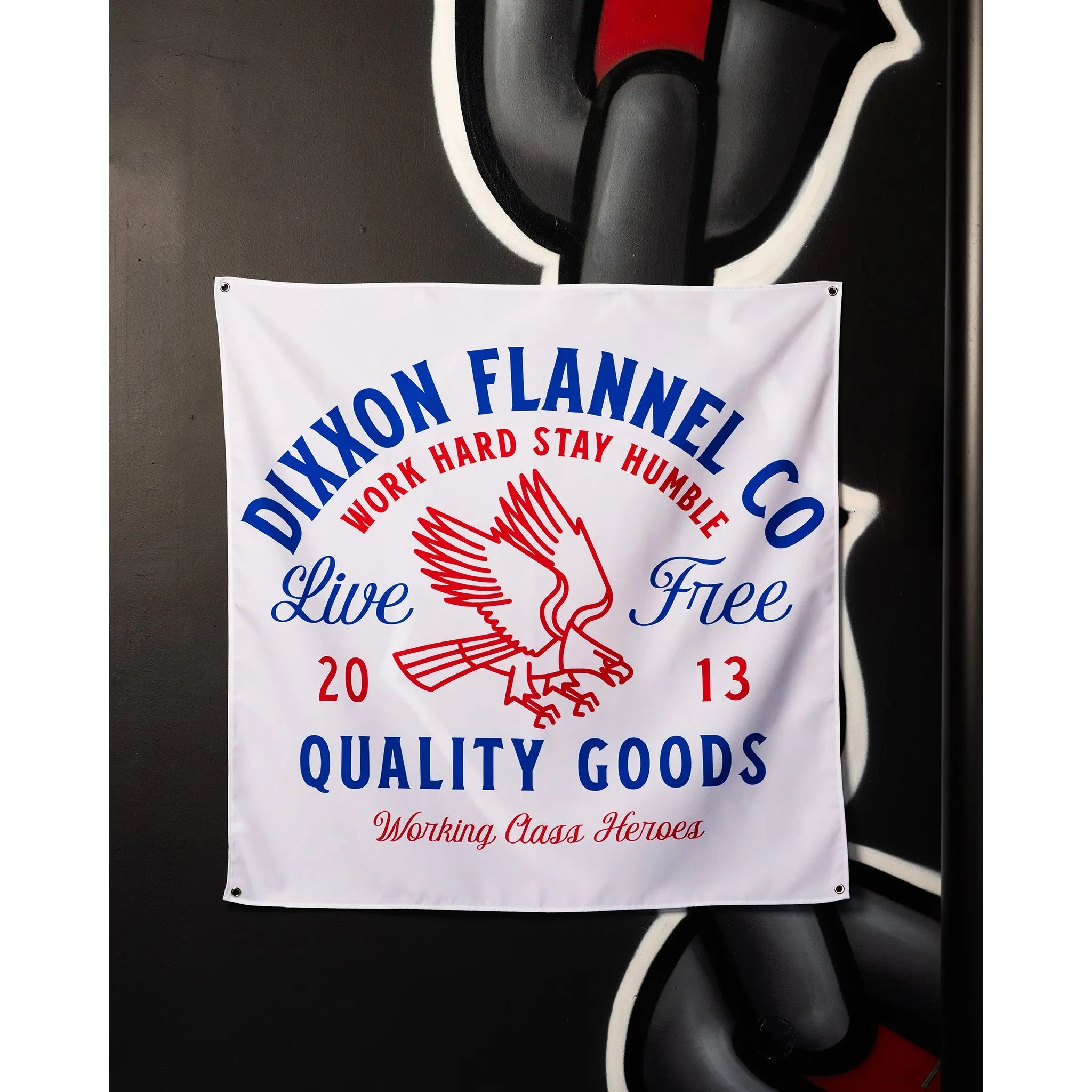 Quality Goods Garage Banner - 36" x 36"