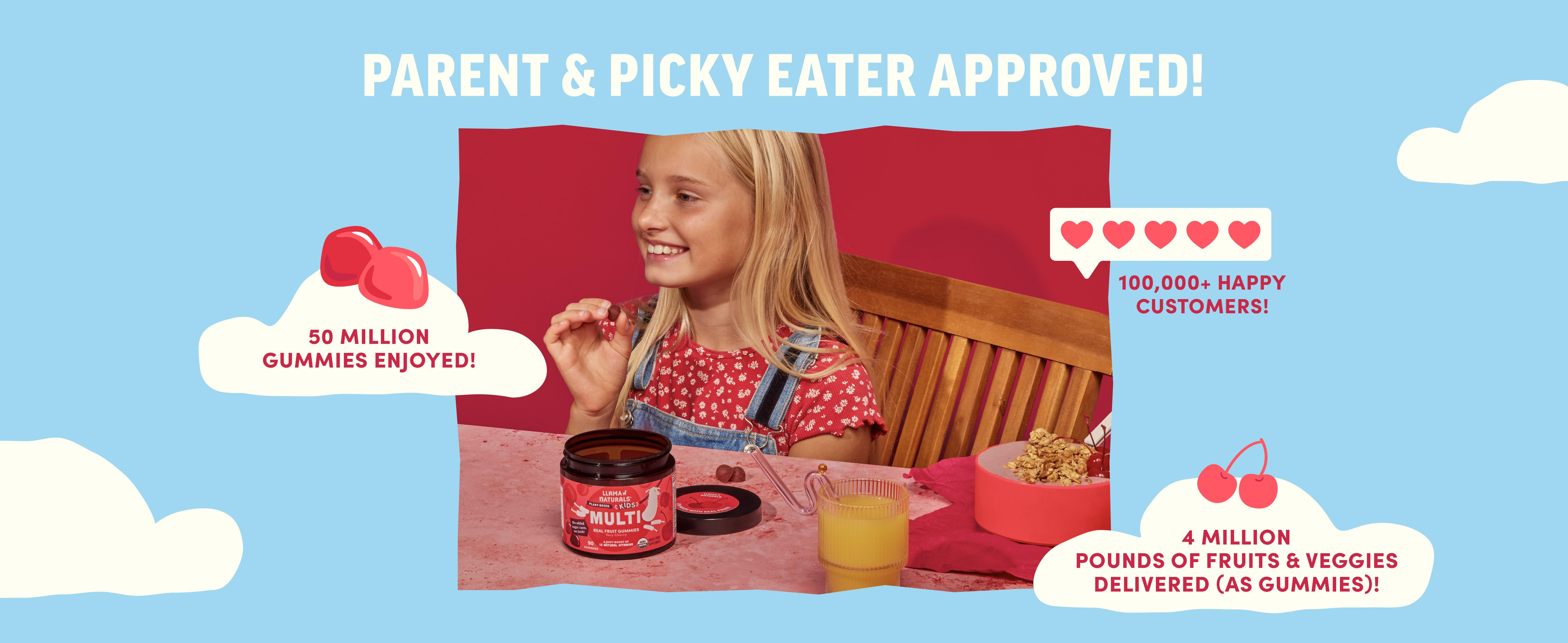 Llama Naturals Kids Multivitamin Gummies - Real Fruit Gummy Vitamins, No Added Sugar Cane - 13 Whole Food Vitamins - USDA Organic, Vegan Chewable Vitamins - Strawberry Llama Naturals Kids Multivitamin Gummies - Real Fruit Gummy Vitamins, No Added Sugar Cane - 13 Whole Food Vitamins - USDA Organic, Vegan Chewable Vitamins - Strawberry