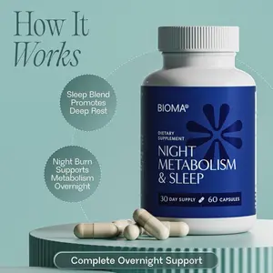Night Metabolism&Sleep capsules / Sleep Blend Promotes Deep Rest