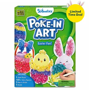 Easter Special Poke in Art - Skillmatics Art & Craft Activity, Mess-free Art for Kids, DIY kit, Gifts for Girls & Boys Ages 4 to 9 Creative Play Artistic