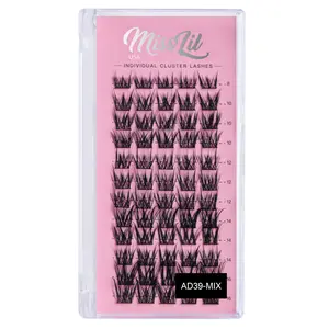 DIY Individual Cluster lashes AD-39 Small MIX Tray