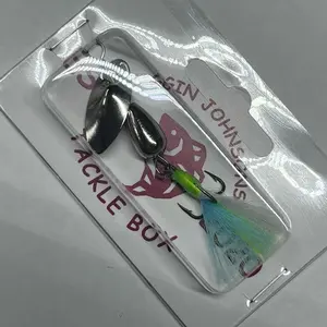 PM Silver Minnow Inline Spinner Bait.