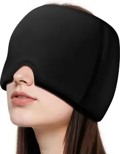 Migraine Relief Cap Soothing Headache Ice Pack Mask Facial Cooling Gel Headband For tension, stress, and hangover relief