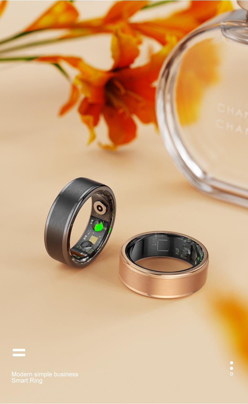 2026 New Smart Health Ring, 5ATM Waterproof Featuring Stress and Sleep Monitoring Functions, Compatible with iOS and Android, Waterproof Fitness Tracker for Women & Men, No Subscription Fee.