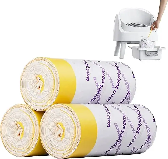 60-Pack SummerVibes petlovers - AutoScooper 11 by PetPivot Waste Bags for Automatic Litter Boxes, ( 60-Pack  AutoScooper )