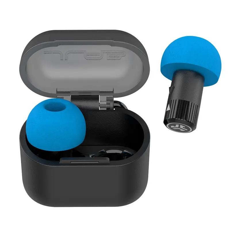 Earplugs Reuseable: JLab JBuds Protect Hearing Protection Earplugs, Compact Case, Must Have for concerts, festivals, sporting events, outdoors, construction, noisy neighborhood