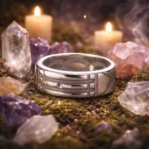 Mariana Fheer Anillo Atlante Teamer - Amulet of Protection and Positive Energy Rose Gold Design Ring