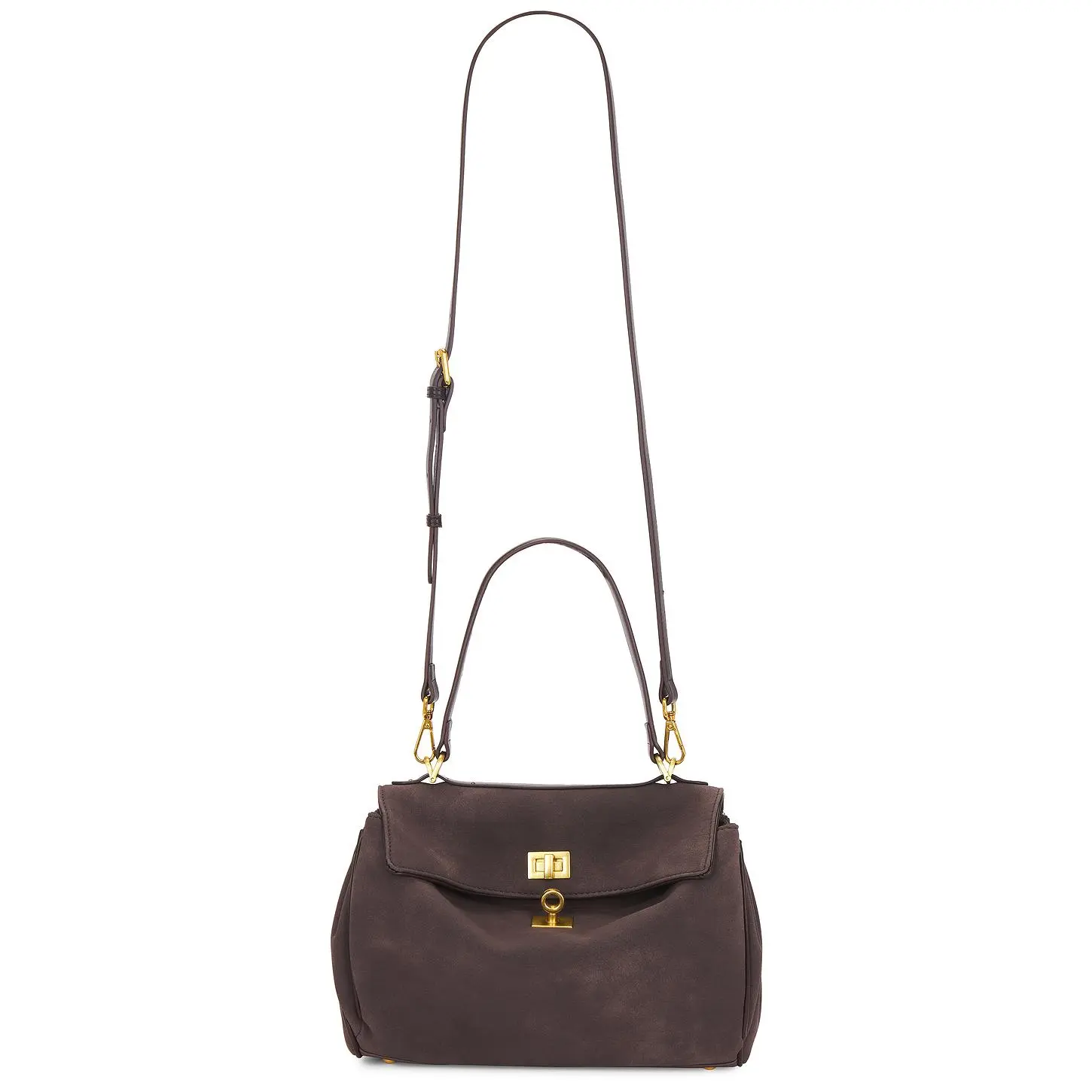 8 Other Reasons Locked in Slouch Bag in Dark Brown 8 Other Reasons Locked in Slouch Bag in Dark Brown