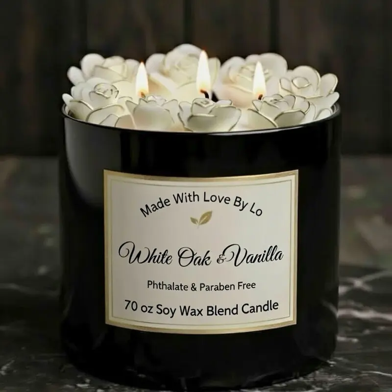 BIG ASS CANDLE BOUQUET 125 Oz (White Oak & Vanilla)