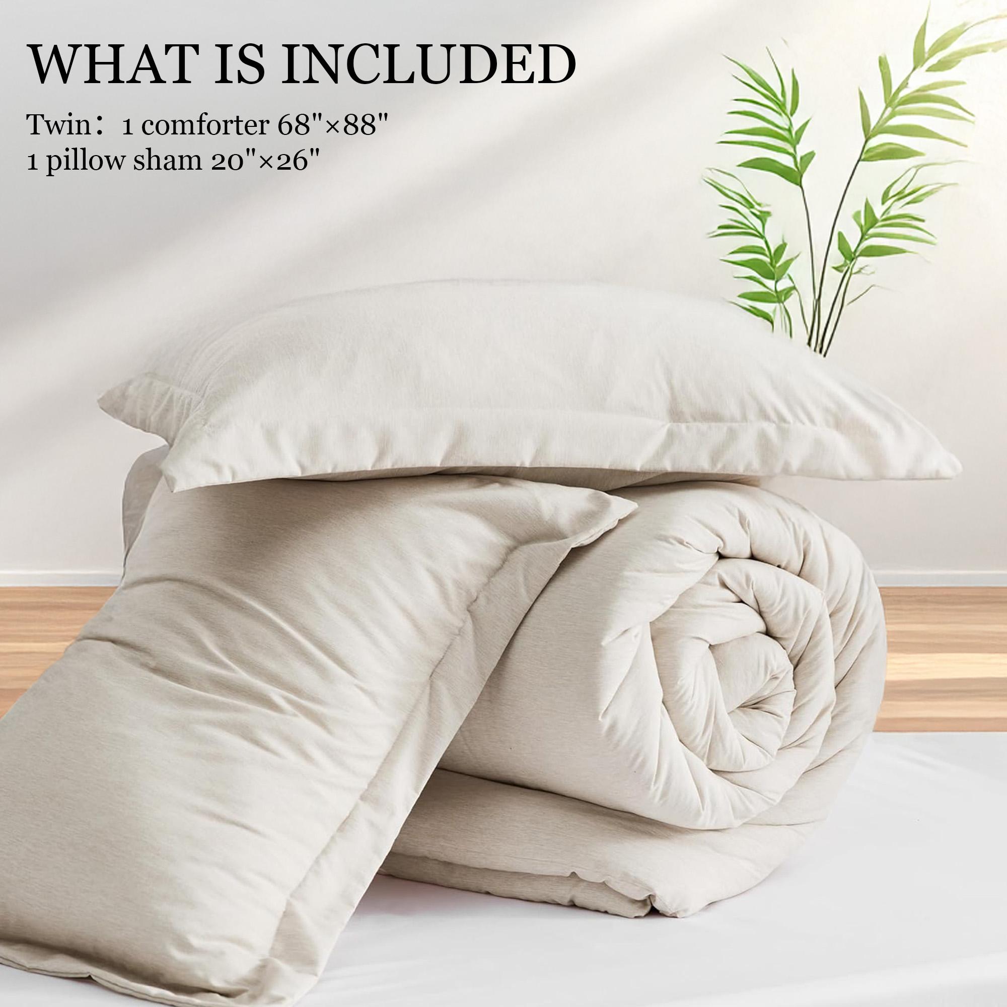 Bepatio 3pcs Soft Cozy Comforter Set Queen Size - Washable Bedding Comforter In Twin Size, Luxury Bedroom Decor Accessories, Breathable Lightweight Fluffy Bedding Sets with 1 Comforter and 2 Pillow Shams,  full comfort, Ideal Gift