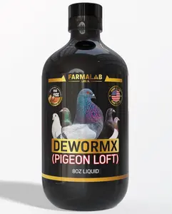 DEWORMX for Pigeons Doves Birds Palomos Buchones Mensajeros Pigeon Tabs Pigeonvita Vitamins La Lechita Pigeons Hens Rooster Chickens Caged Birds (Pigeon Loft 8oz)
