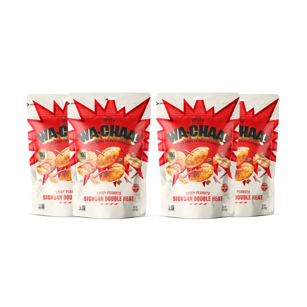 WA-CHAA! Double Heat Spicy Sichuan Peanuts - 4oz