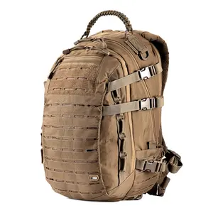 Tactical Backpack 25L Coyote MOLLE Laser Cut Military Assault Pack Hiking EDC Airsoft