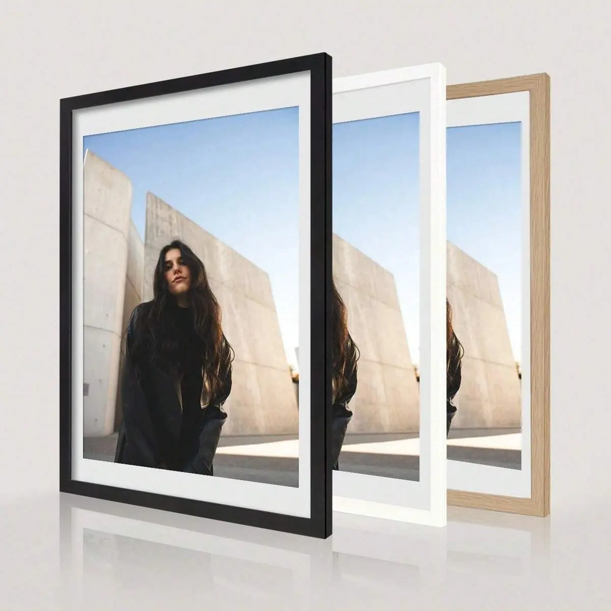 12x16 Inch Wooden Poster Frame, Multi Color Options, Wall-Mounted, Ideal for Photos & Artwork, DIY Display, Home Decor, 1 Pack/3 Packs