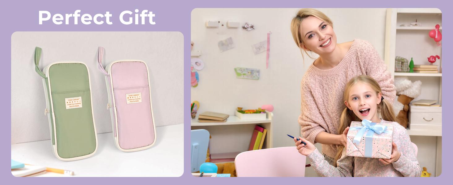 Four Candies 36PCS Visual Learning Tools,Aesthetic School Supplies Mechanical Pencils 0.5mm,0.7mm,0.9mm & 2.0mm with 624PCS Lead Refills for Writing,Drawing & Drafting, Back to School Supplies Haul,girly office supplies,Stationery Set Student Essentials