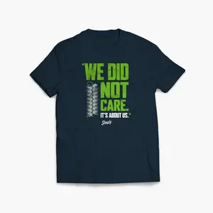 We Did Not Care Navy T-Shirt