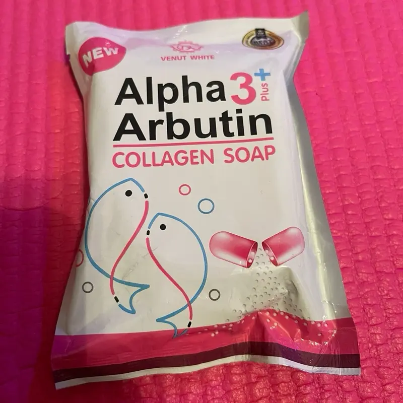 Alpha 3 collagen face soap.super active. Clear dark spots