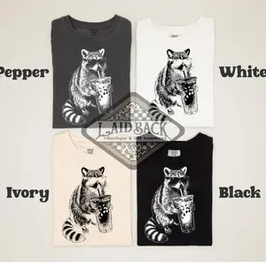 Iced coffee bandit tshirt