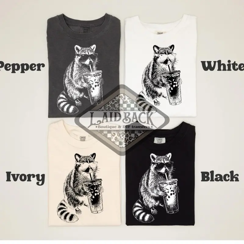 Iced coffee bandit tshirt Iced coffee bandit tshirt