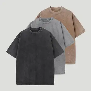 3 Pack Washed Unisex Oversized Cotton T-Shirt Crew Neck Half Short Sleeve Basic Top Casual Loose Fit Solid Street Style Comfortable Tees Basic Women and Men wear Shortsleeve Plus Size Shirt