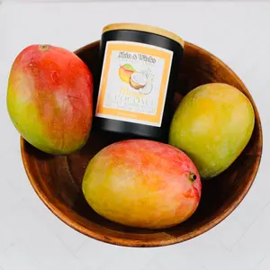 Mango & Coconut Wooden Wick Candle